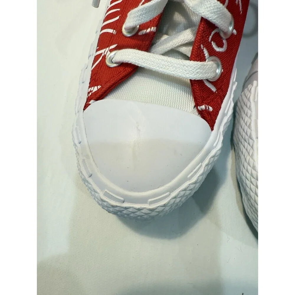 Converse UNT1TL3D High Not A Chuck Boys Size 4.5Y Red Athletic Shoes Sneakers
